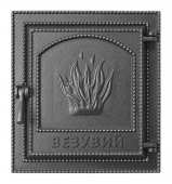 Дверка ВЕЗУВИЙ каминная 211 (Антрацит)