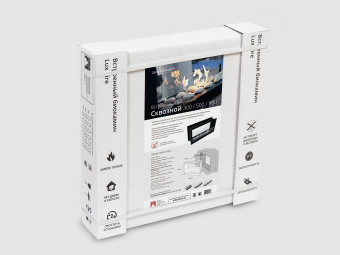 Встроенный сквозной биокамин Lux Fire "Иллюзион 500" XS