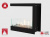 Встроенный биокамин Lux Fire Торцевой 490 S