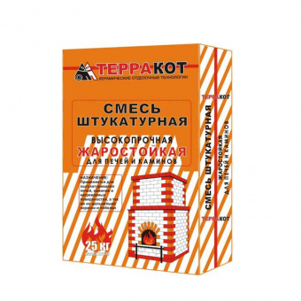 Смесь штукатурная Терракот жаростойкая, 5 кг